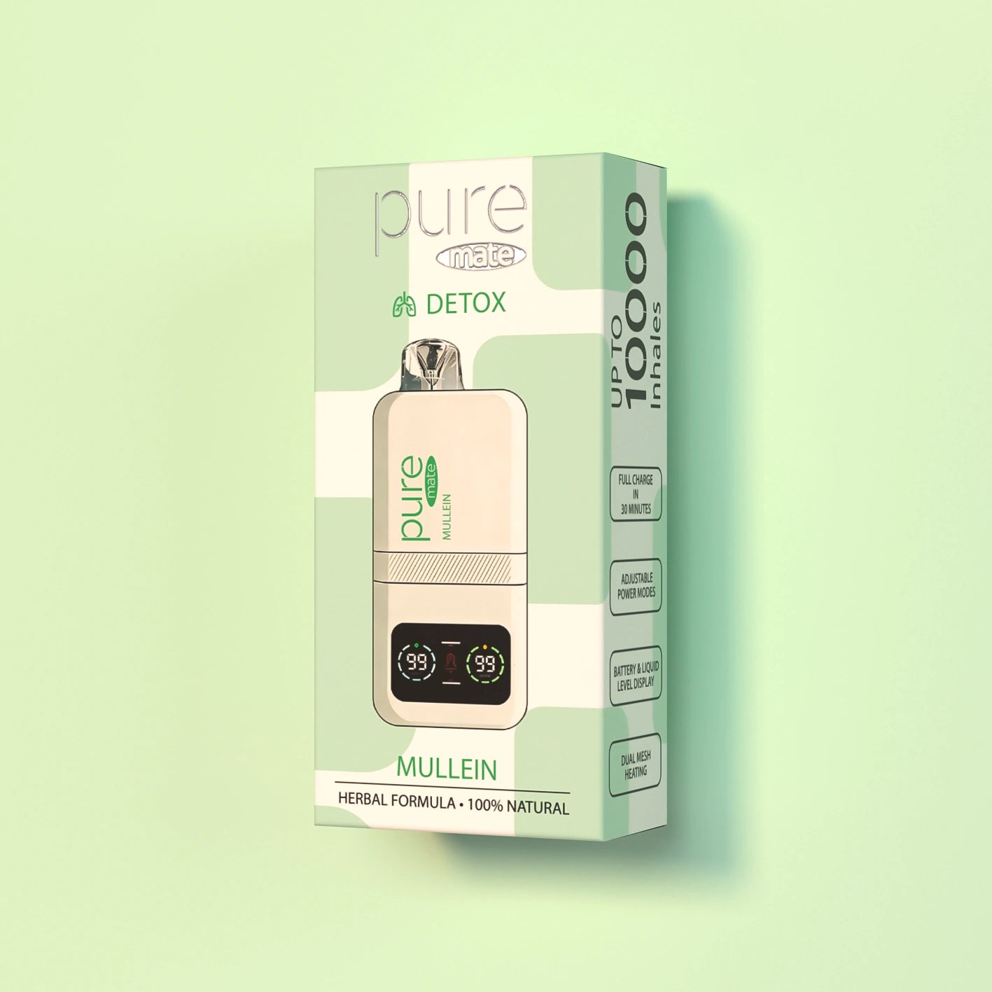 LUNG RESET Detox - Mullein – Pure Mate 10000 - Lung Detox Diffuser