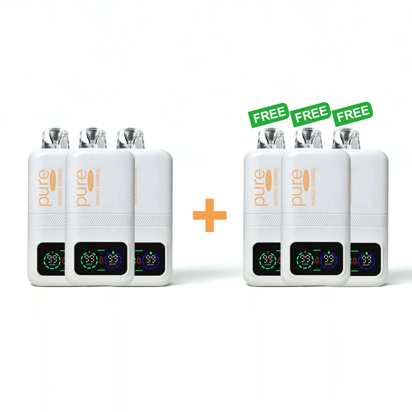 VITALIZE B12 Energy Inhaler - Mango Sunrise | Pure Mate 1000 - Vitamin Energy Diffuser