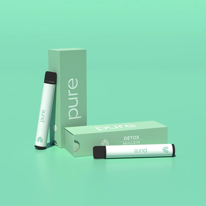 Pure Plus 600 Mullein 2-Pack - mullein vape pure mullein vape Zero Nicotine 1200 Puffs Botanical Diffuser