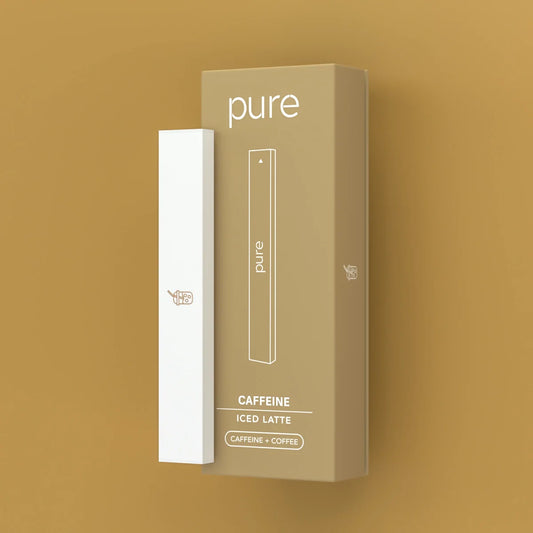 Pure Caffeine Vape - Iced Latte - Pure Bar 400 | Coffee Ice Wellness Inhaler
