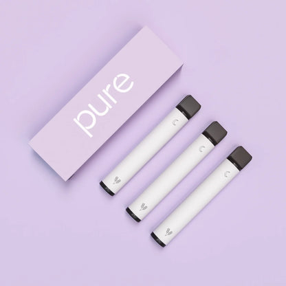 Pure Plus 600 Lavender Blend 3-Pack - pure bar vape pure vape pen Zero Nicotine 1800 Puffs Botanical Diffuser