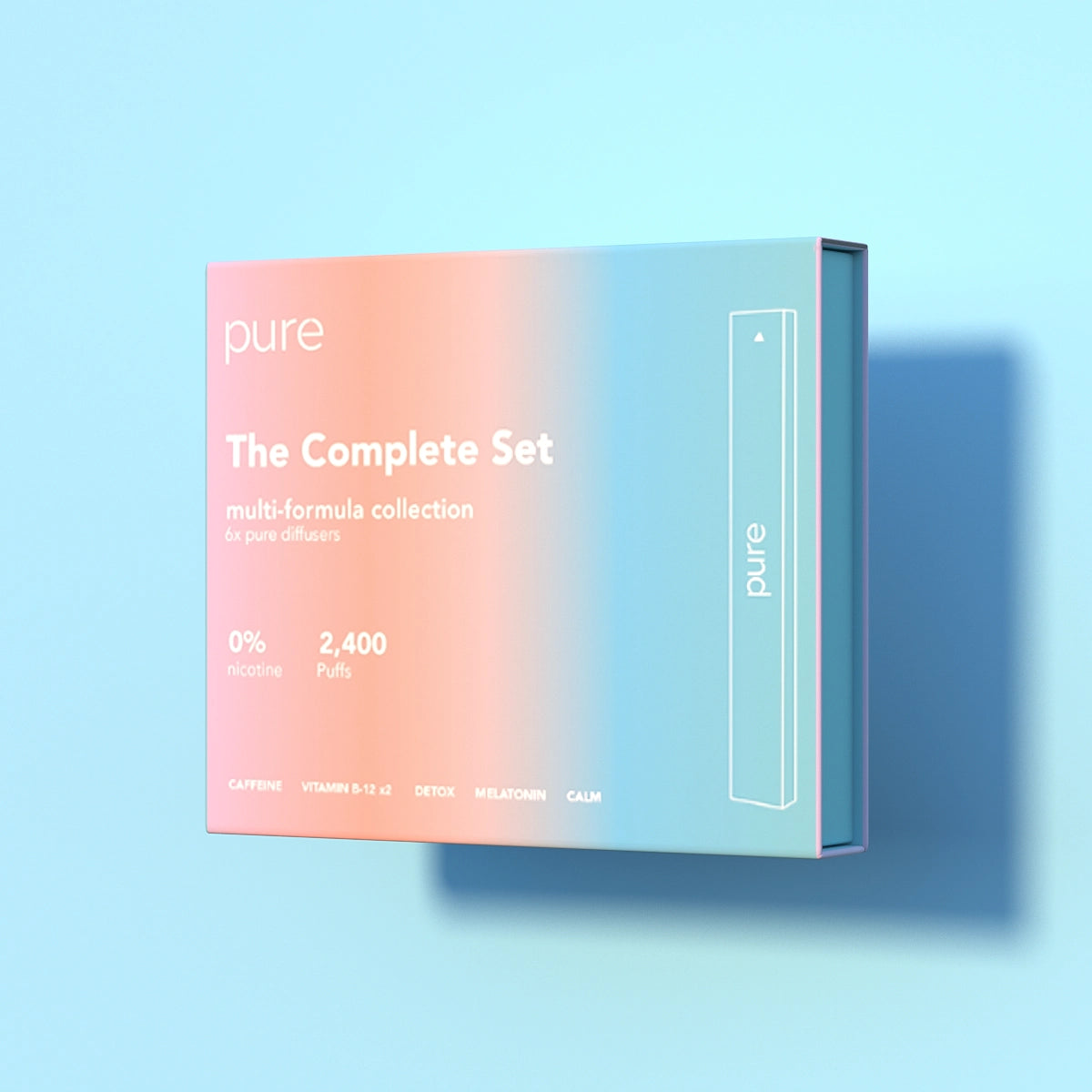 Pure Bar Complete Set - Nicotine Free Vape Collection | Wellness Inhaler Set