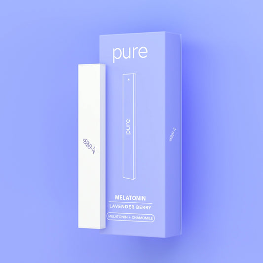 Melatonin Diffuser Lavender Berry - 400 Puffs Nicotine Free Vape | Pure Mate 400