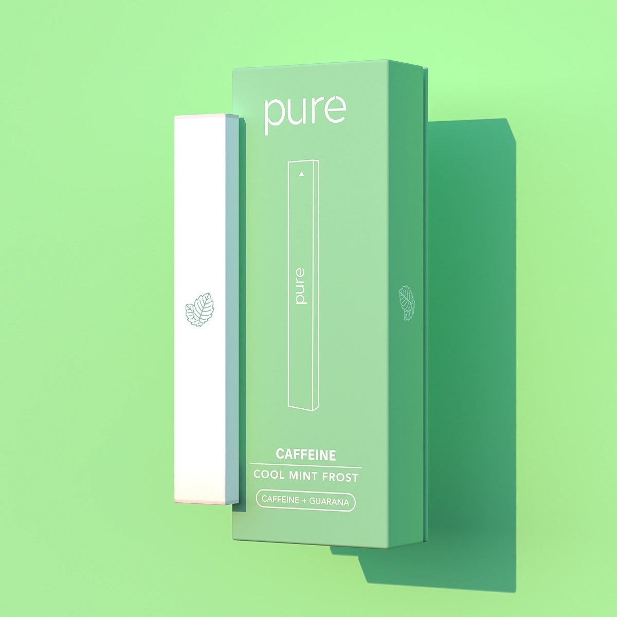 Pure Caffeine Vape - Caffeine Diffuser - Cool Mint Frost - Pure Bar  400 Puffs