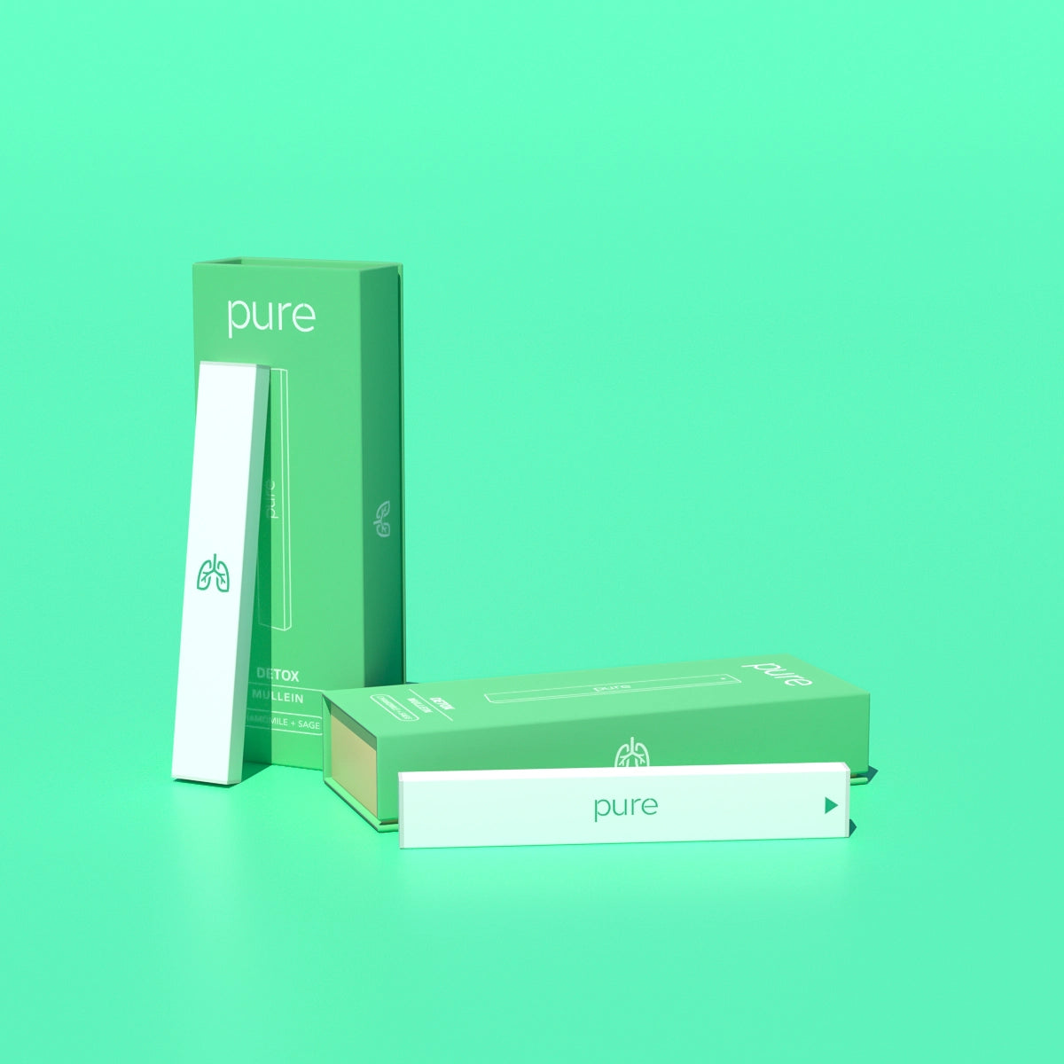 Detox Diffuser - Mullein Lungreset - Pure Bar 400 Puffs - Lung Detox Diffuser