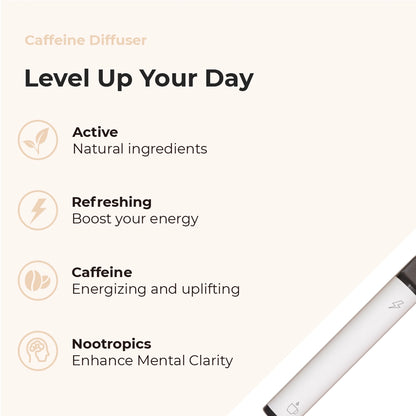 Pure Plus 600 Cafe Latte Benefits - Coffee Cream Energy 600 Puffs Zero Nicotine pure caffeine vape pure bar vape Wellness Inhaler