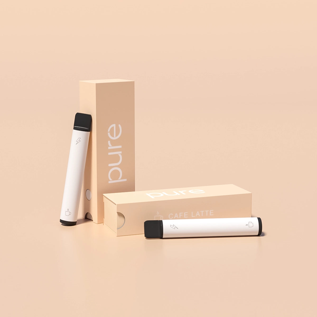 Cafe Latte - Pure Plus 600 | Coffee Cream Wellness Inhaler - Energy Boost Diffuser