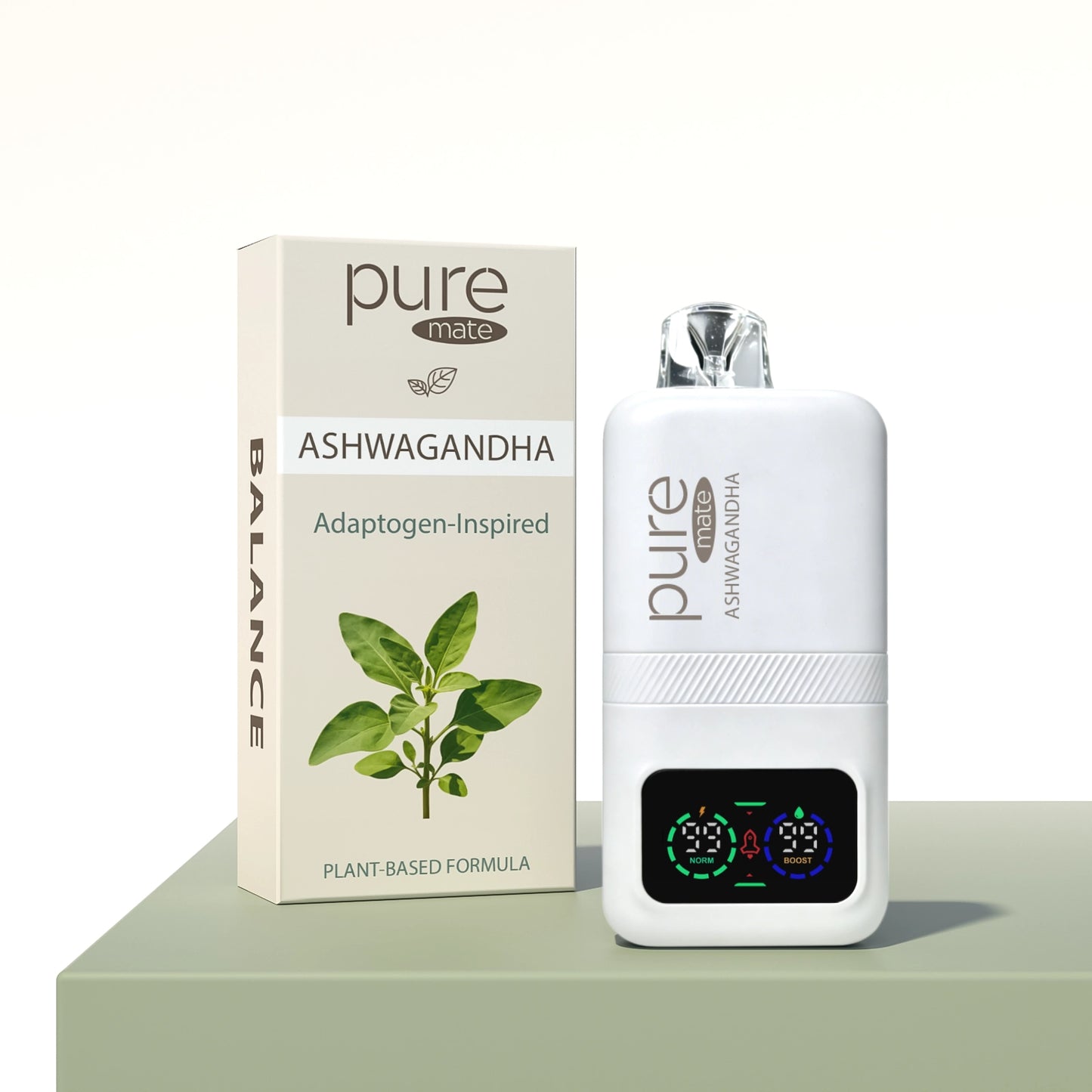 PURE MATE™ 10000 Series - PURE ASHWAGANDHA INHALER