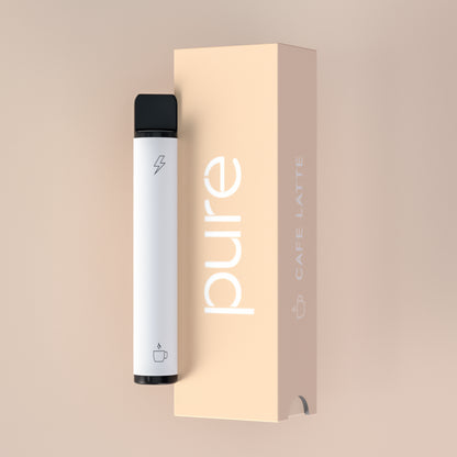 Pure Plus 600 Caffeine Style Coffee Aroma Diffuser - pure caffeine vape pure bar vape Zero Nicotine Coffee Aroma Energy 600 Puffs