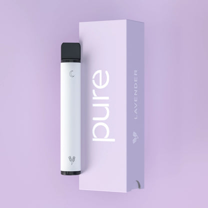 Pure Plus 600 Lavender Blend Botanical Diffuser - pure bar vape pure vape pen Zero Nicotine Sleep Support 600 Puffs Wellness Inhaler