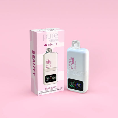 Pure Mate 10000 Rose Berry Beauty Diffuser - pure vape pure diffuser vape Zero Nicotine Beauty Collagen Vitamin B12
