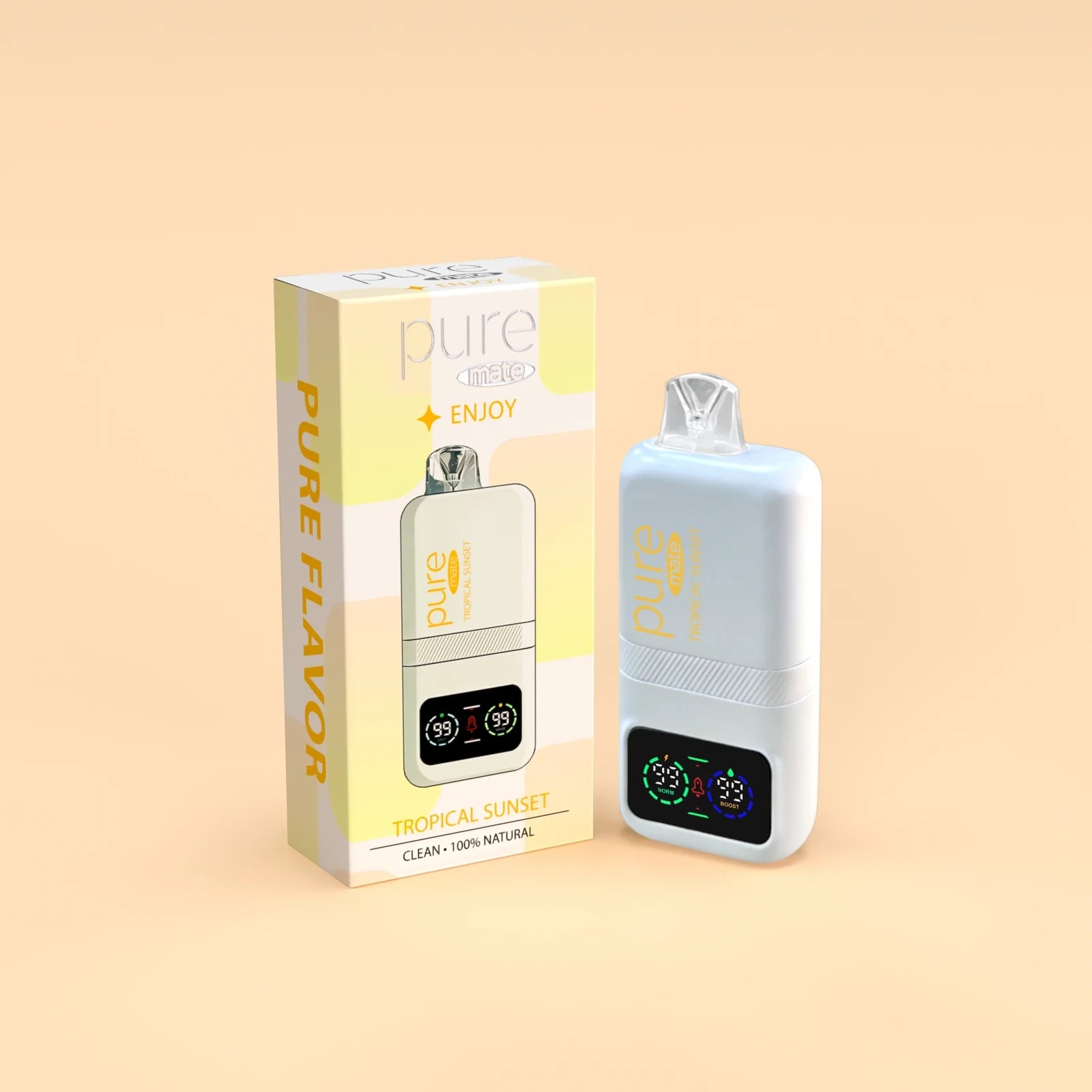Pure Vape Bundle - ENJOY Pure Flavor - Tropical Sunset | Pure Mate 10000