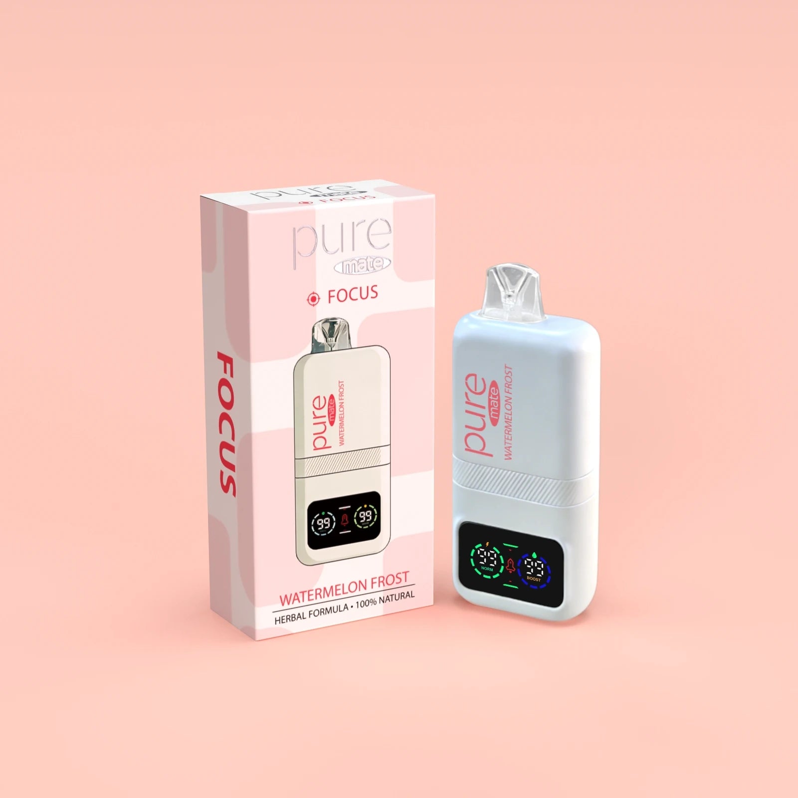 Pure Vape - FOCUS - Watermelon Frost | Pure Mate 10000