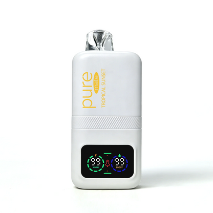 Pure Mate 10000 Tropical Sunset in Use Lifestyle - pure vape pure diffuser vape Zero Nicotine Mango Pineapple Passion Fruit Lifestyle