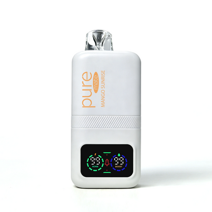 Pure Mate 10000 Mango Sunrise in Use Lifestyle - pure vape pure caffeine vape Zero Nicotine Tropical Mango Vitamin B12 Lifestyle