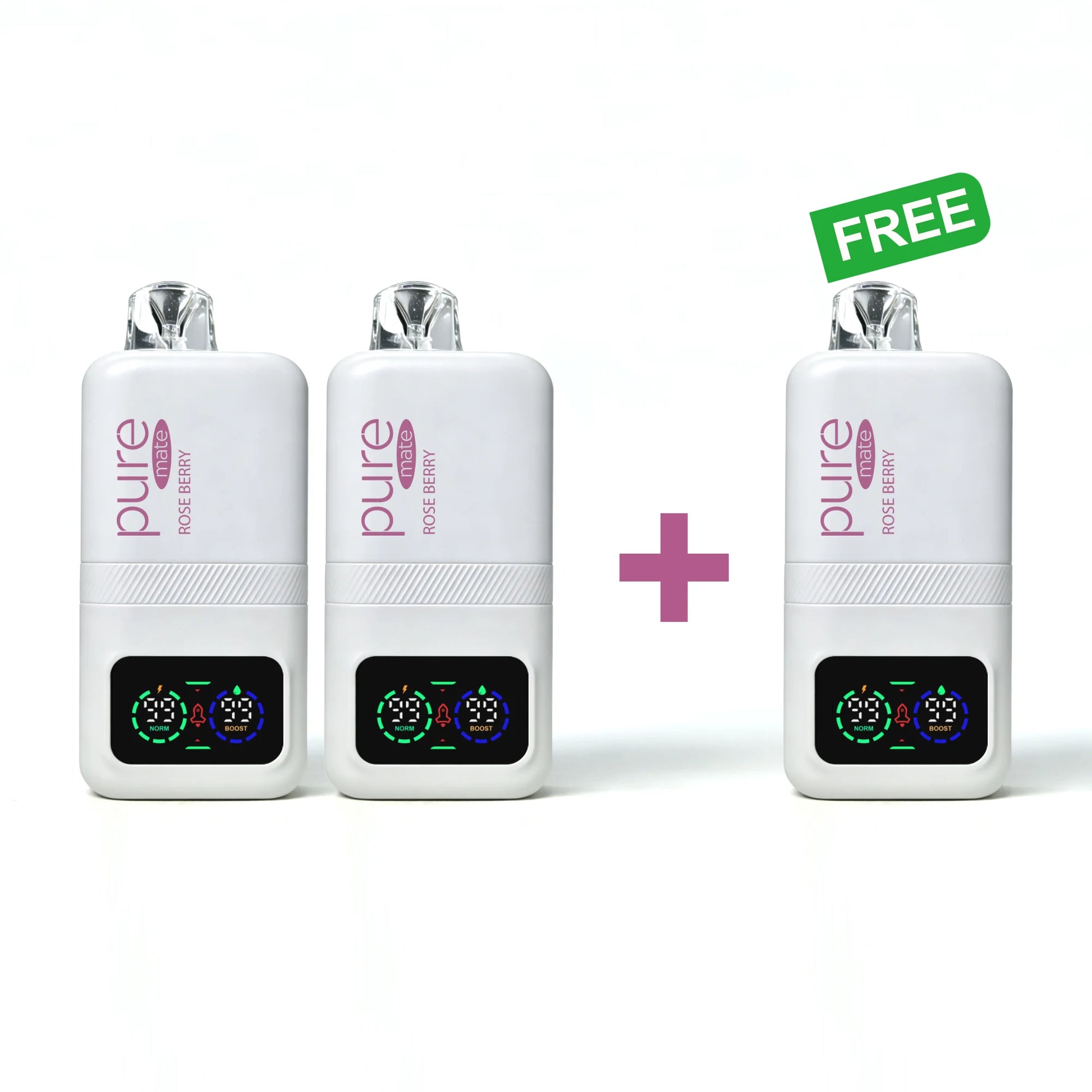 Pure Mate 10000 Rose Berry BOGO - Buy 2 Get 1 Free pure vape pure diffuser vape Zero Nicotine Beauty Deal