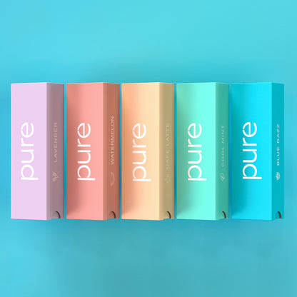 Pure Plus 10-Flavor Variety Display - pure vape purediffuser Zero Nicotine Mega Set Display