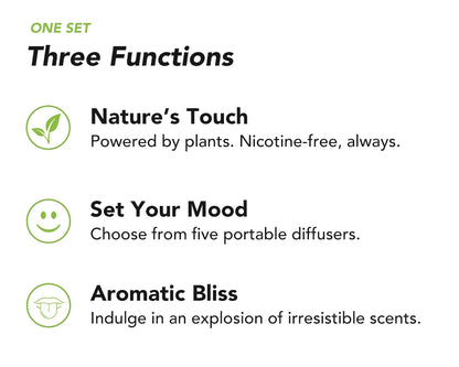 Pure Plus 10-Flavor Variety in Use Lifestyle - pure vape purediffuser Zero Nicotine 10-Flavor Mega Bundle Lifestyle