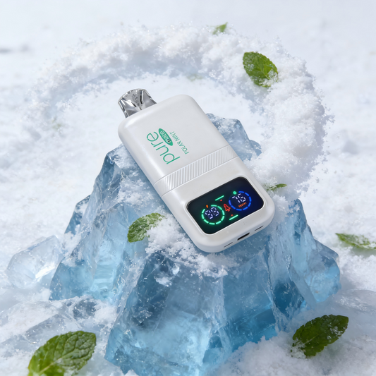 Pure Bar Vape: Pure Mate™ 10000 Polar Mint extra cooling zero nicotine botanical mist with USB-C rechargeable battery