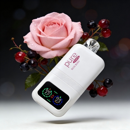 Pure Mate 10000 Rose Berry Front View - pure vape pure diffuser vape Zero Nicotine Beauty Collagen Front